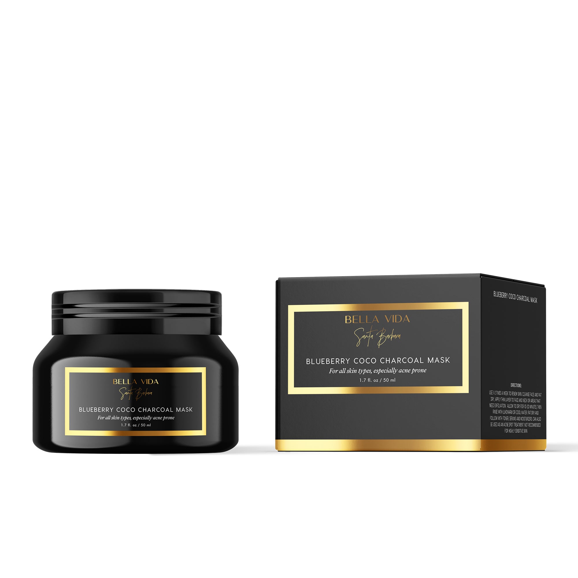 Bella Vida SB Blueberry Coco Charcoal Mask
